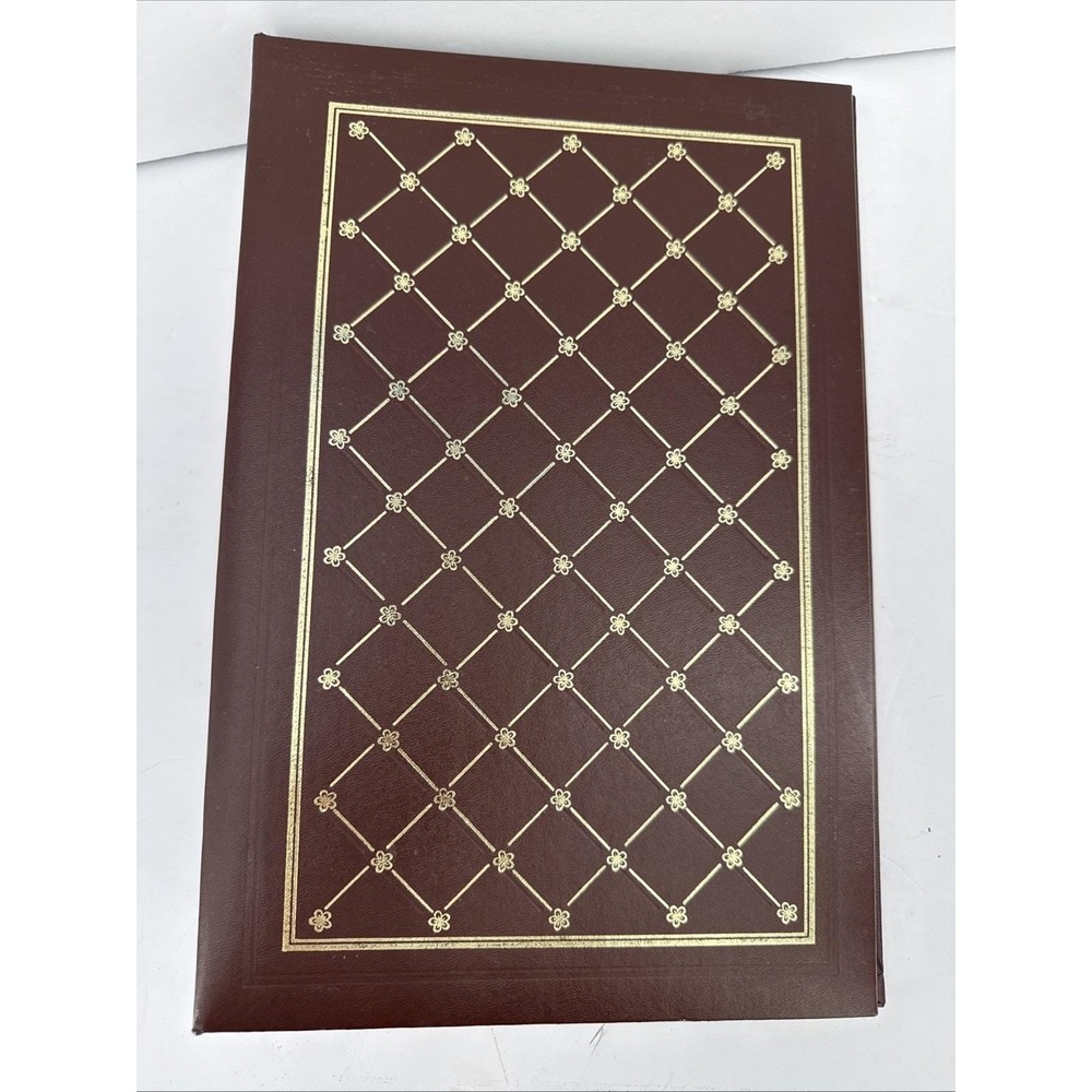 Vtg Rembrandt Large‎ Embossed Photo Album Brown Faux Leather Memories